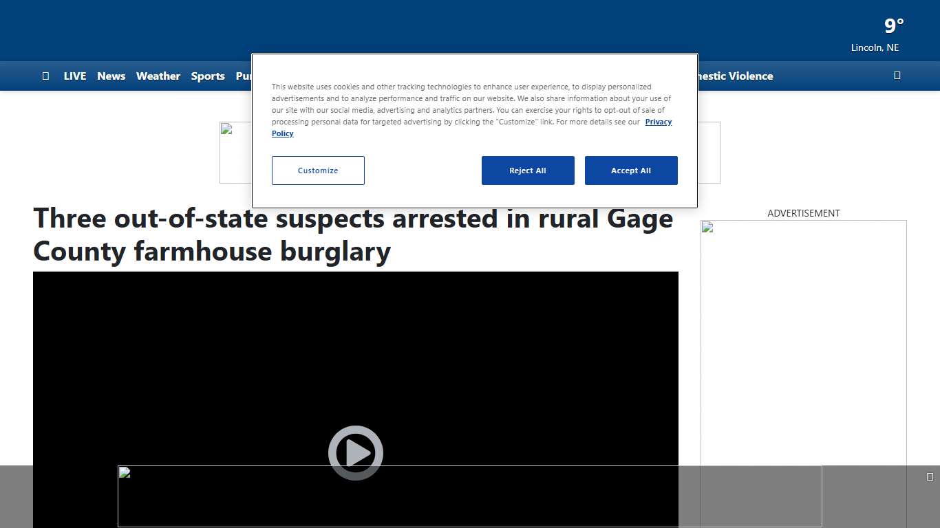 Three out-of-state suspects arrested in rural Gage County farmhouse burglary